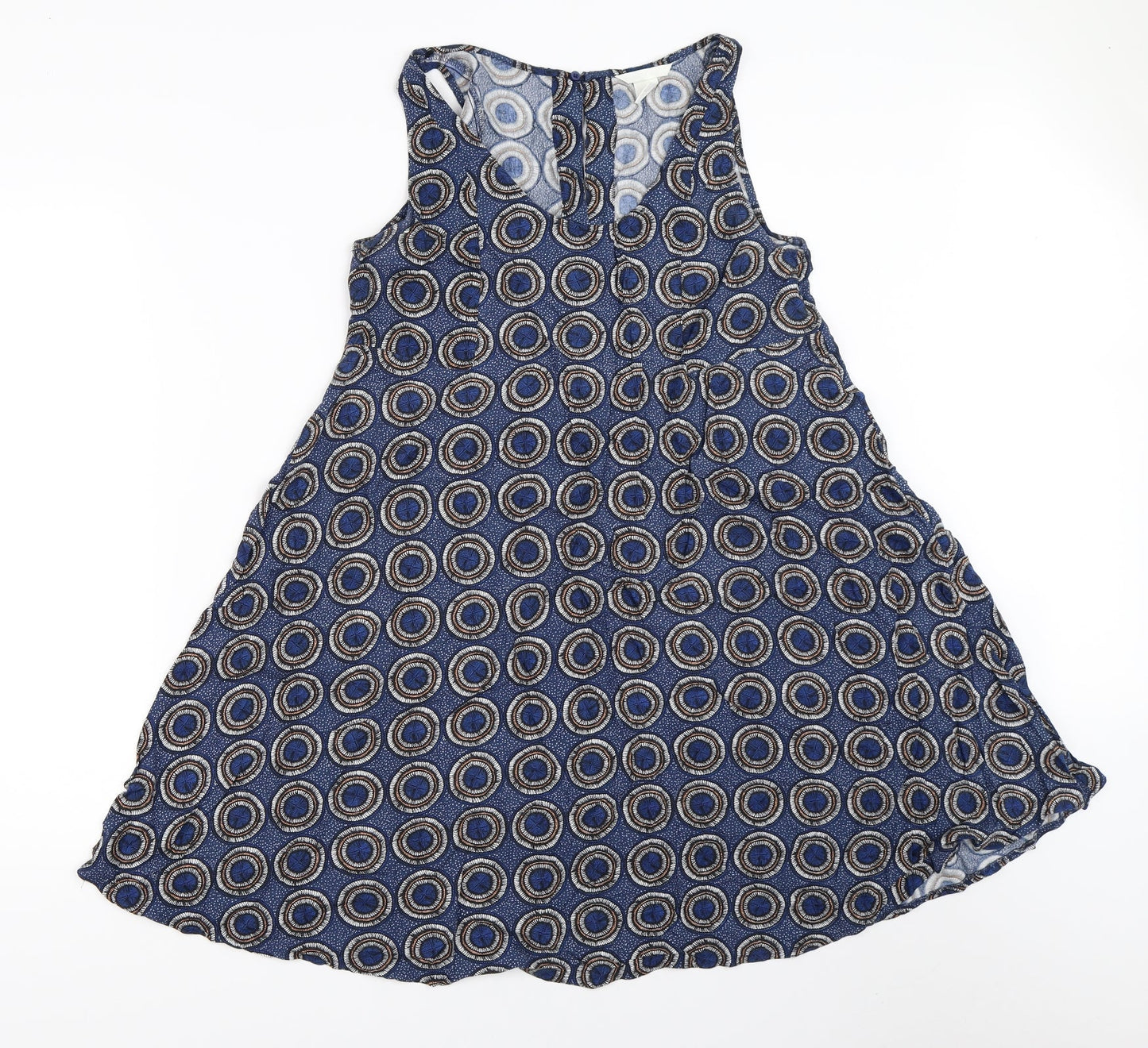 H&M Womens Blue Geometric  Mini  Size 36