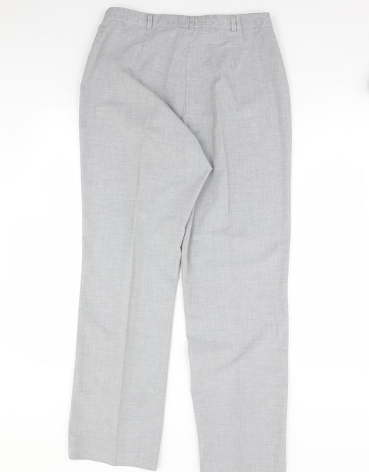 Maroon Womens Grey   Dress Pants Trousers Size 16 L29 in