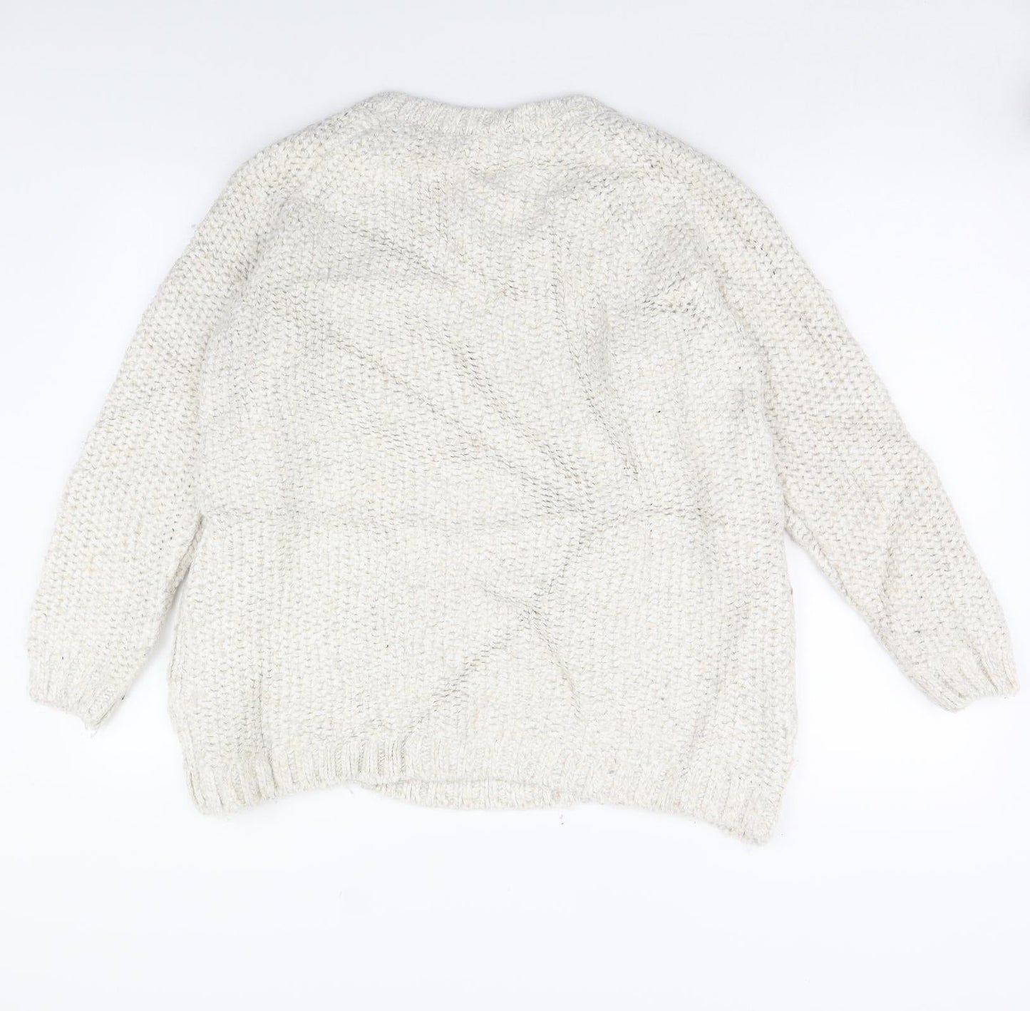 m&s Womens Beige   Pullover Jumper Size 14