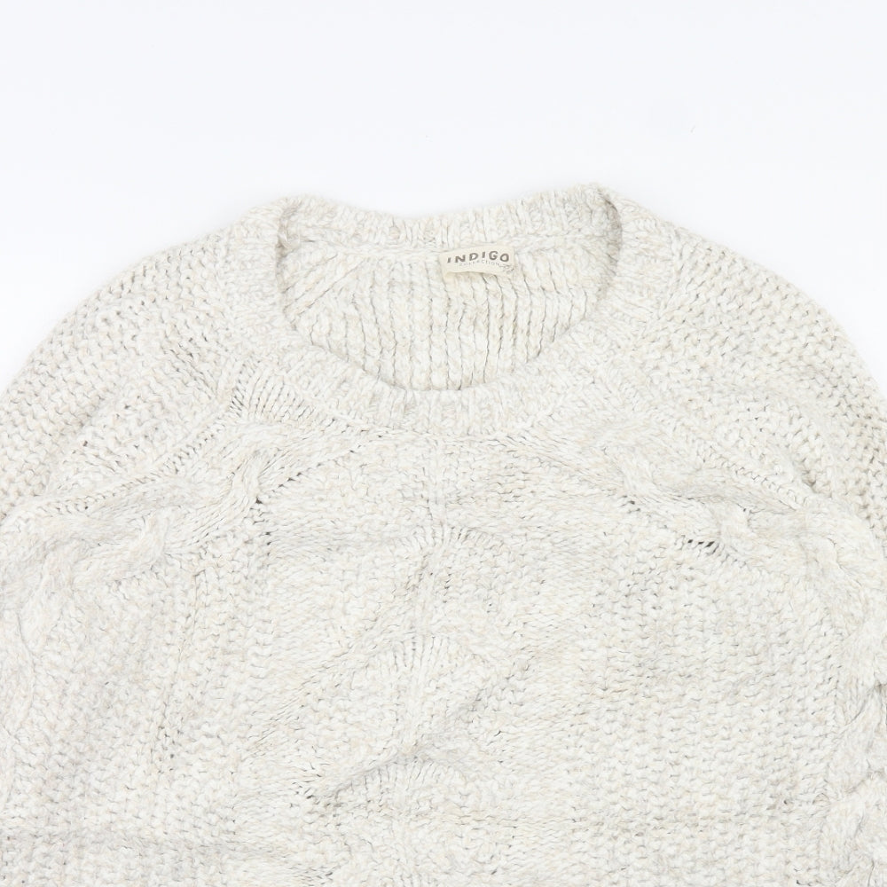 m&s Womens Beige   Pullover Jumper Size 14