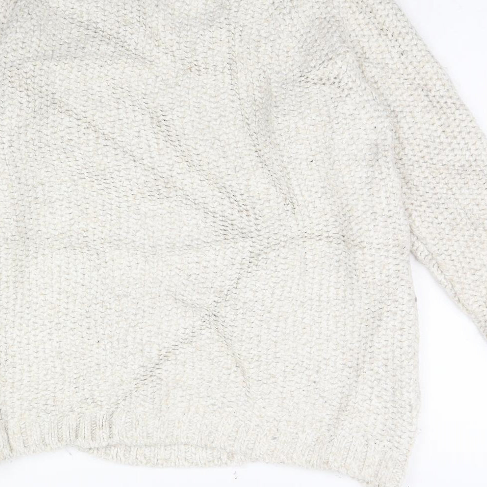 m&s Womens Beige   Pullover Jumper Size 14
