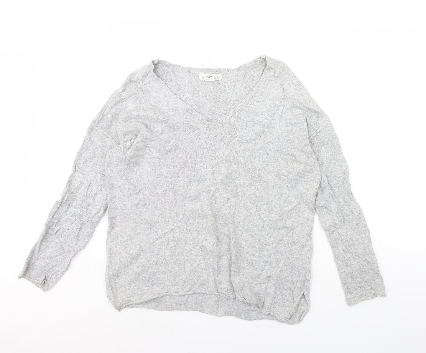 H&M Womens Grey   Pullover Jumper Size M