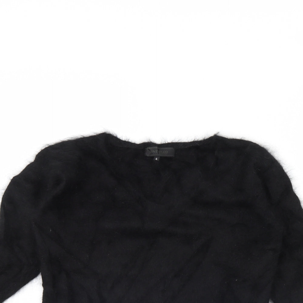 Untitled Womens Black   Pullover Jumper Size L