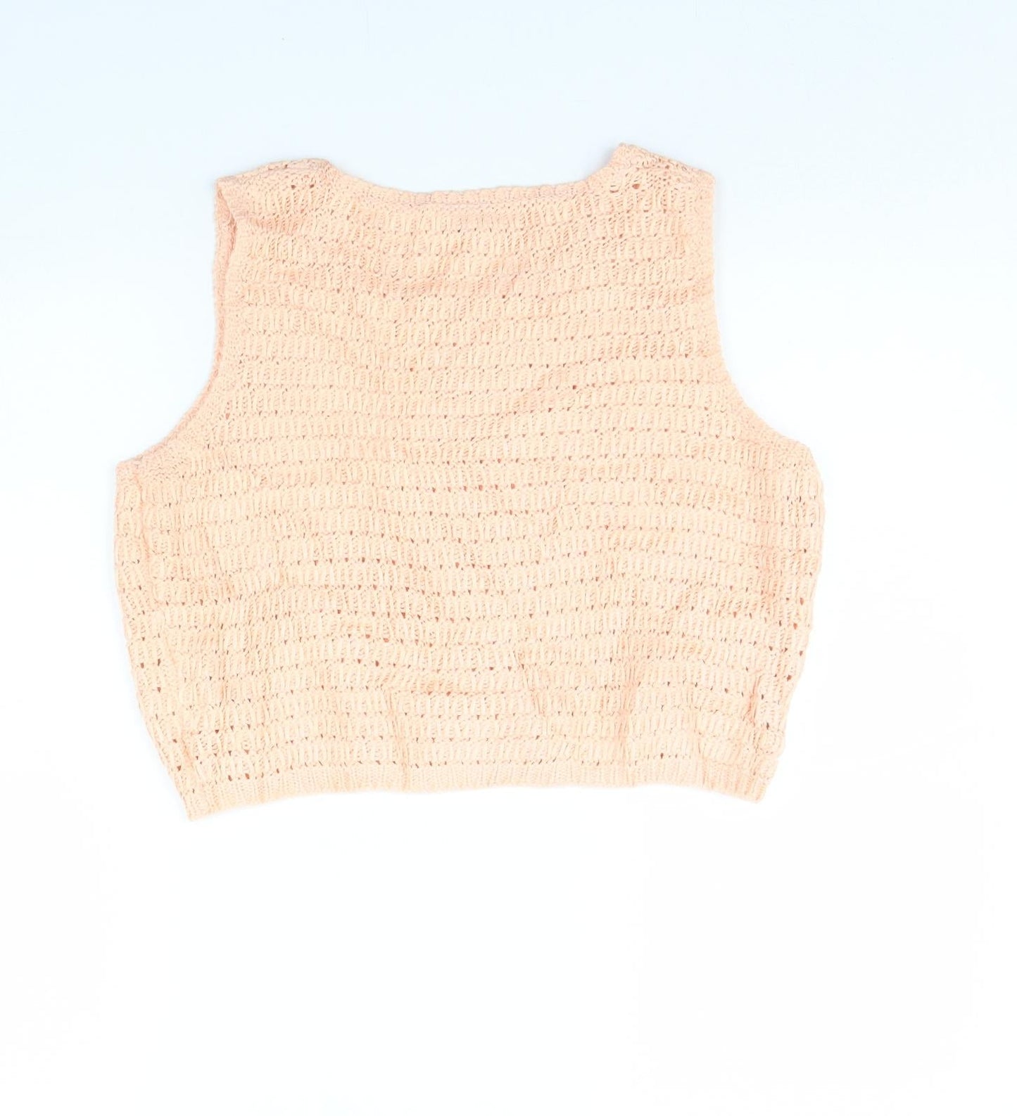 Topshop Womens Orange   Cropped Tank Size 10