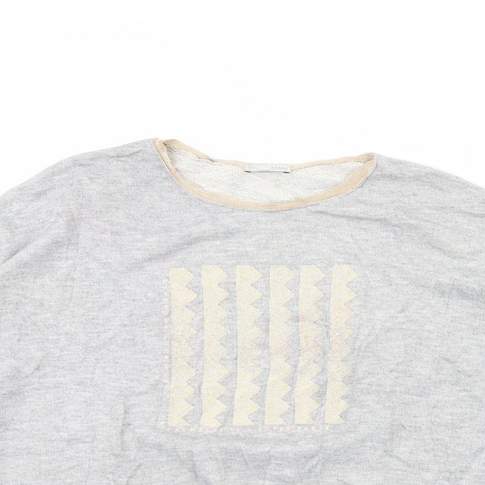 Zara Womens Grey   Pullover Jumper Size M