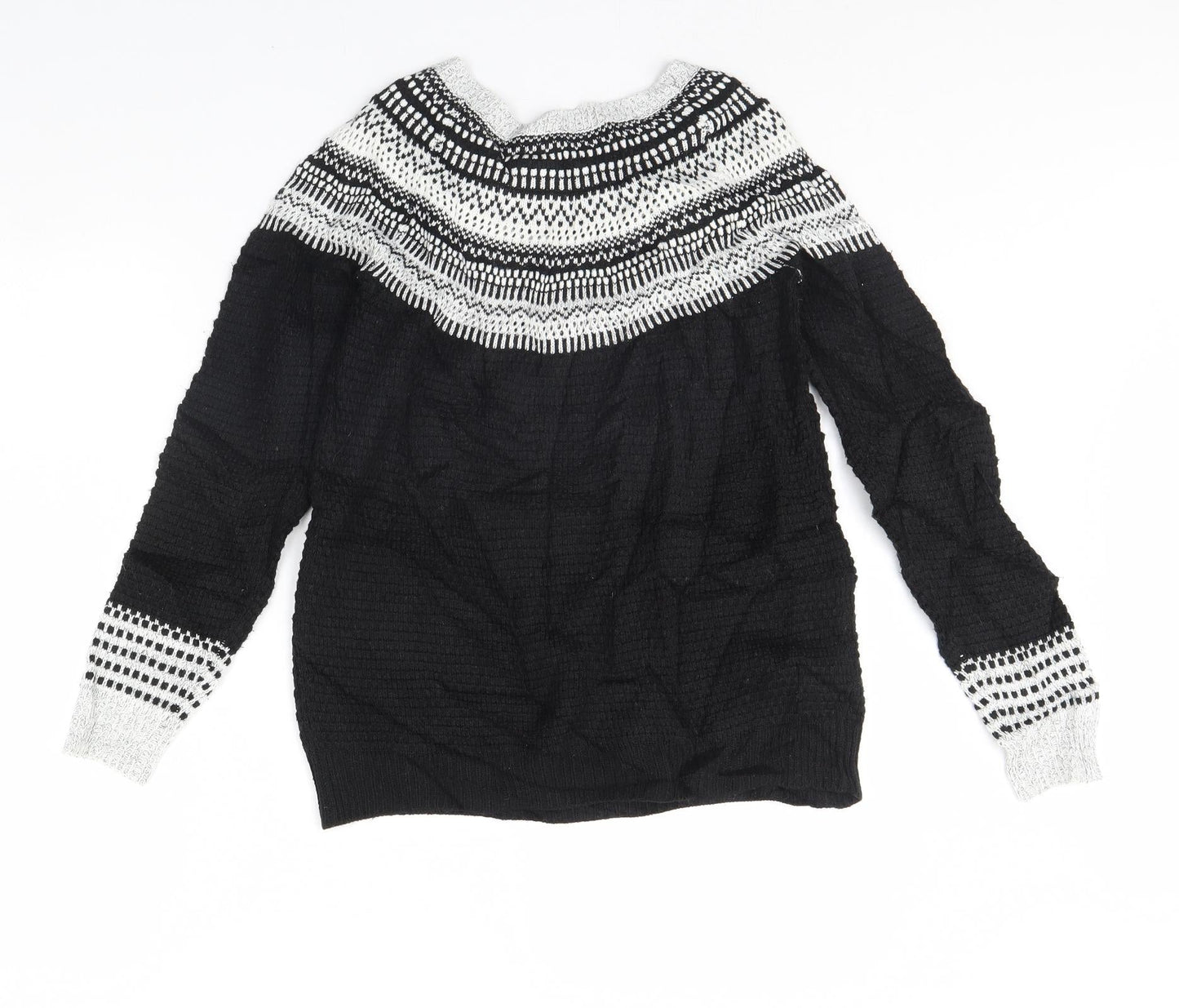 NEXT Womens Black   Pullover Jumper Size 6
