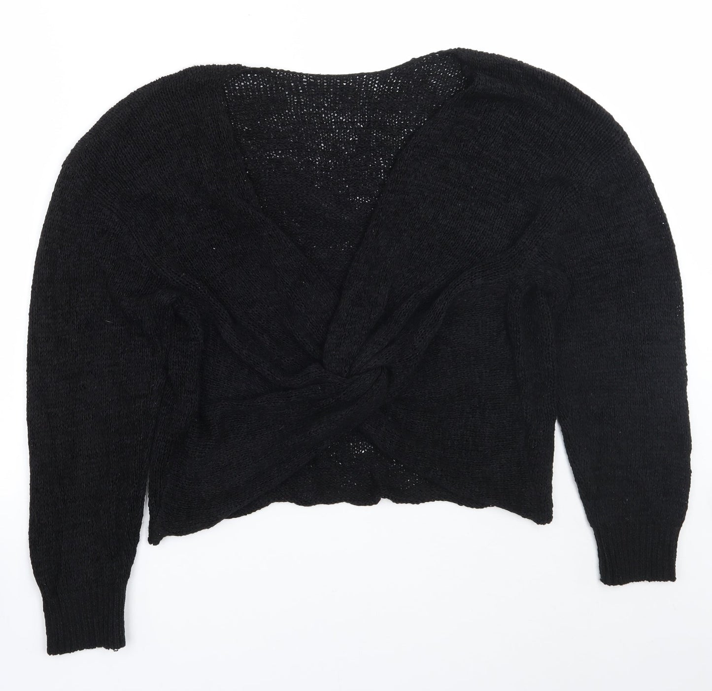 H&M Womens Black   Pullover Jumper Size M