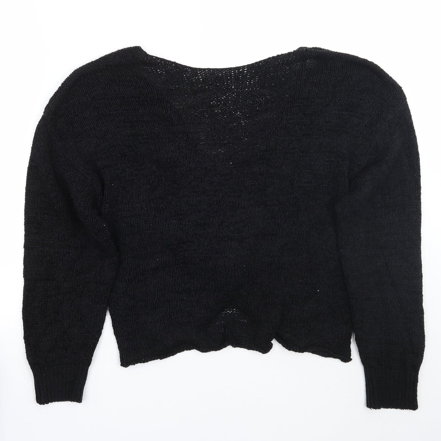 H&M Womens Black   Pullover Jumper Size M