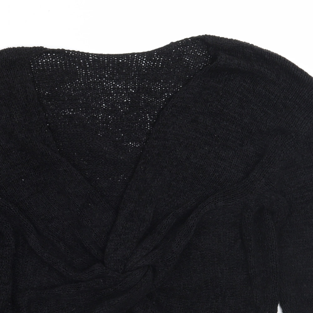 H&M Womens Black   Pullover Jumper Size M