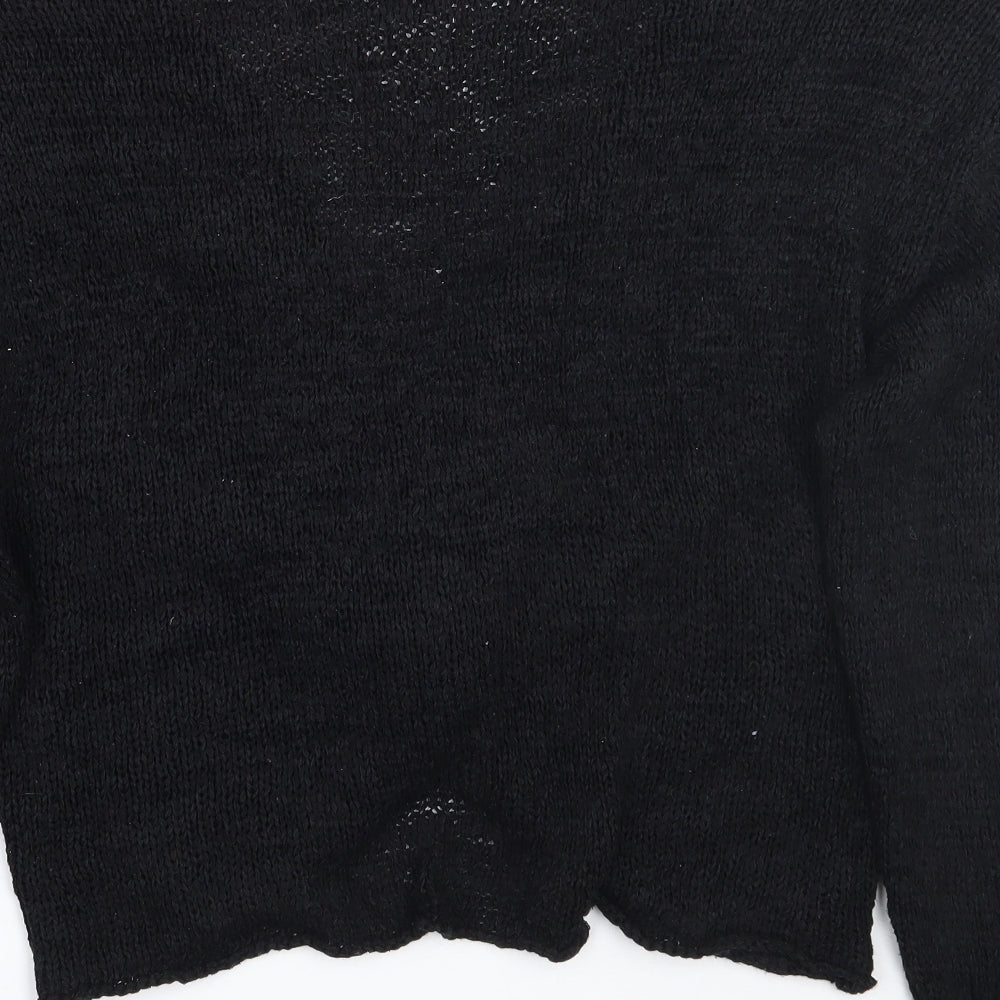 H&M Womens Black   Pullover Jumper Size M