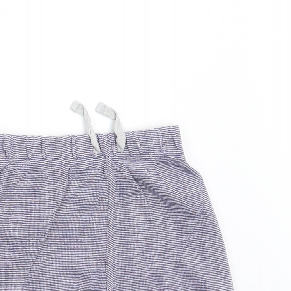 George Baby Blue Striped   Trousers Size 12-18 Months