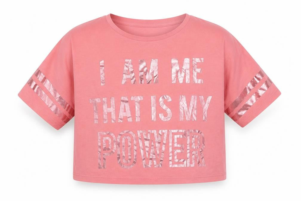 Miss Evie Girls Pink   Basic T-Shirt Size 11-12 Years