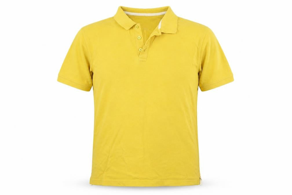Easy Mens Yellow    Polo Size L