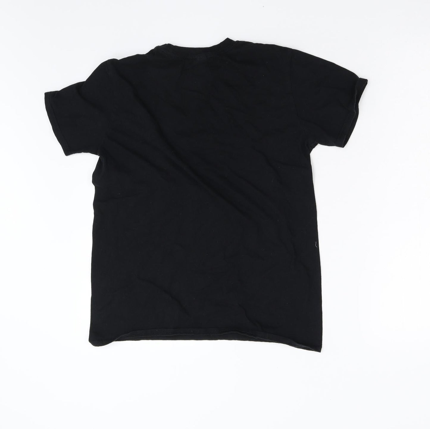 Gildan Boys Black   Basic T-Shirt Size M  - Play Station