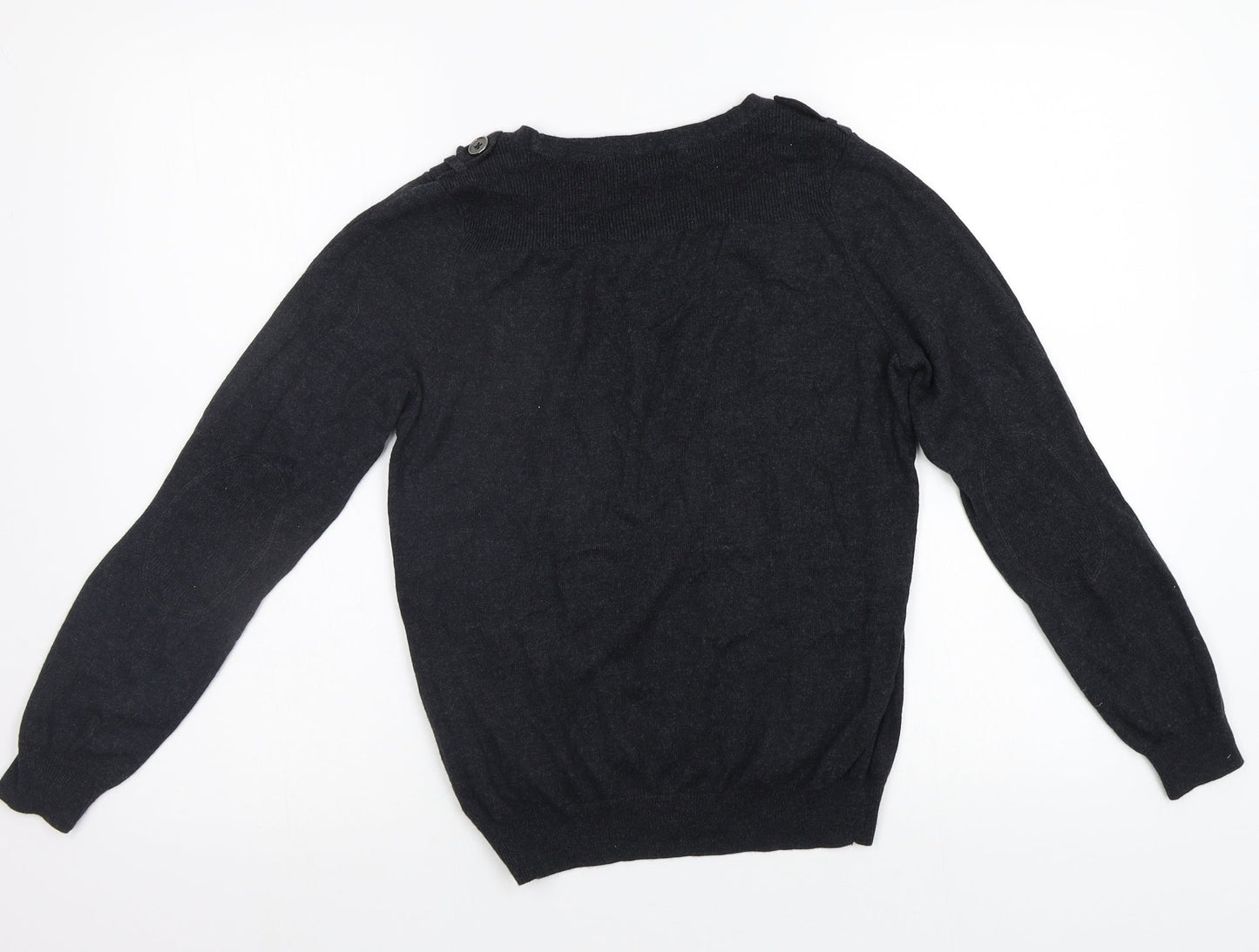 M&S Womens Grey   Pullover Jumper Size 12