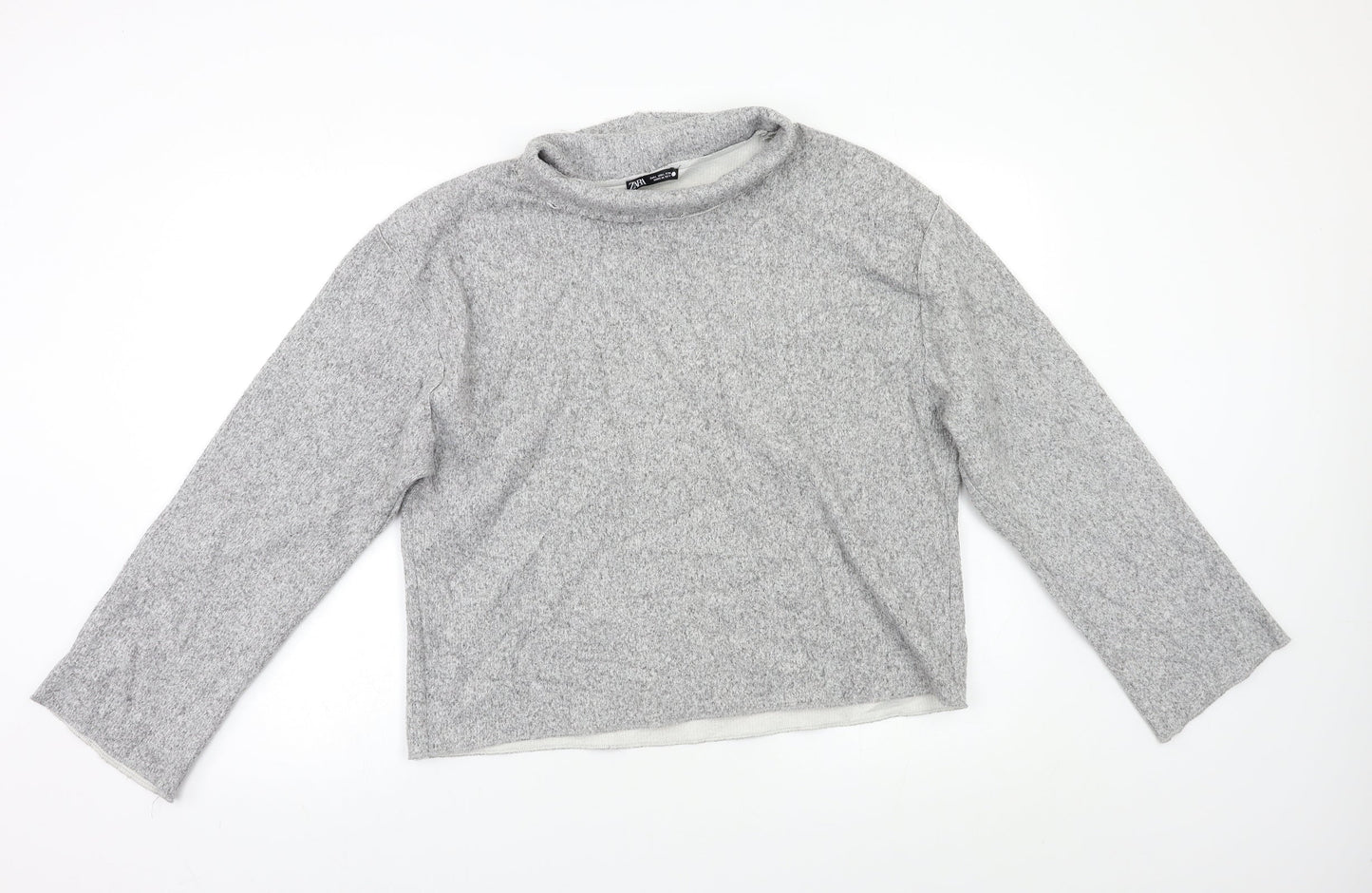 Zara Womens Grey   Pullover Jumper Size L
