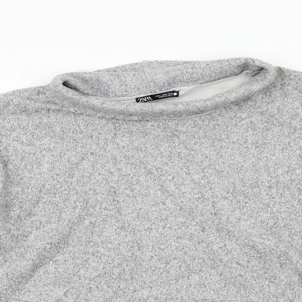 Zara Womens Grey   Pullover Jumper Size L
