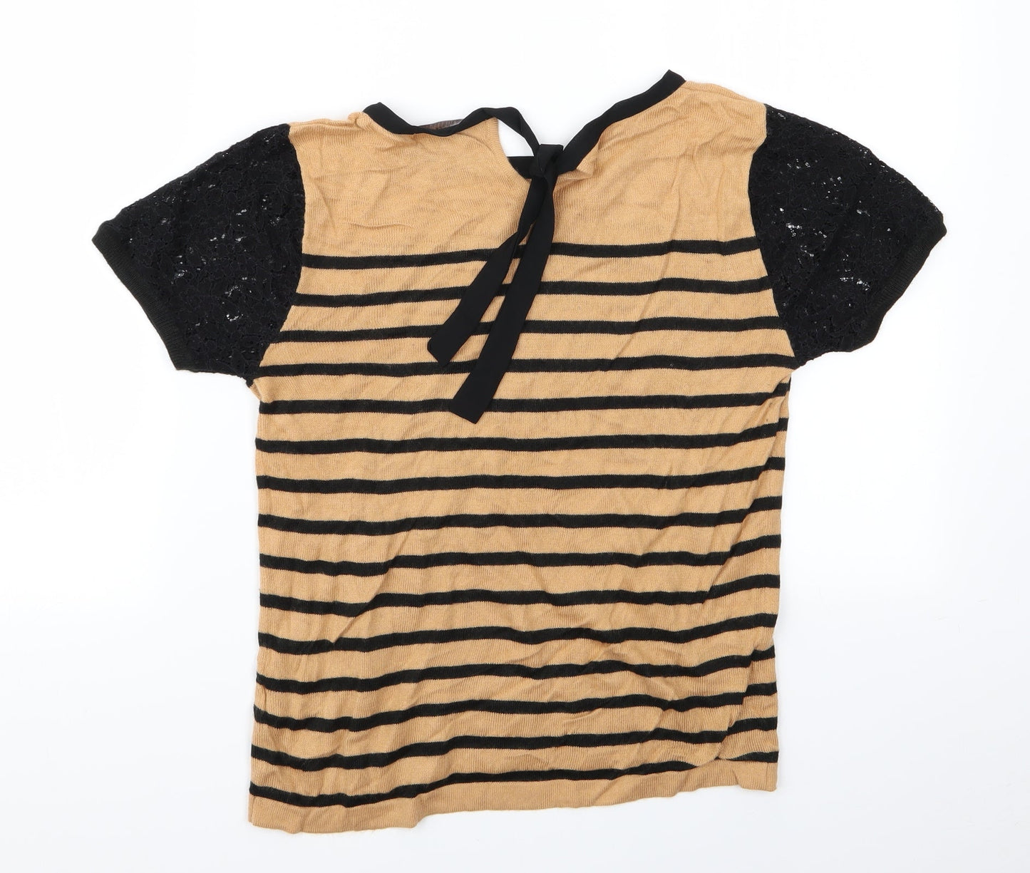 Marks and Spencer Womens Multicoloured Striped  Pullover Jumper Size 10  - Marks and Spencer