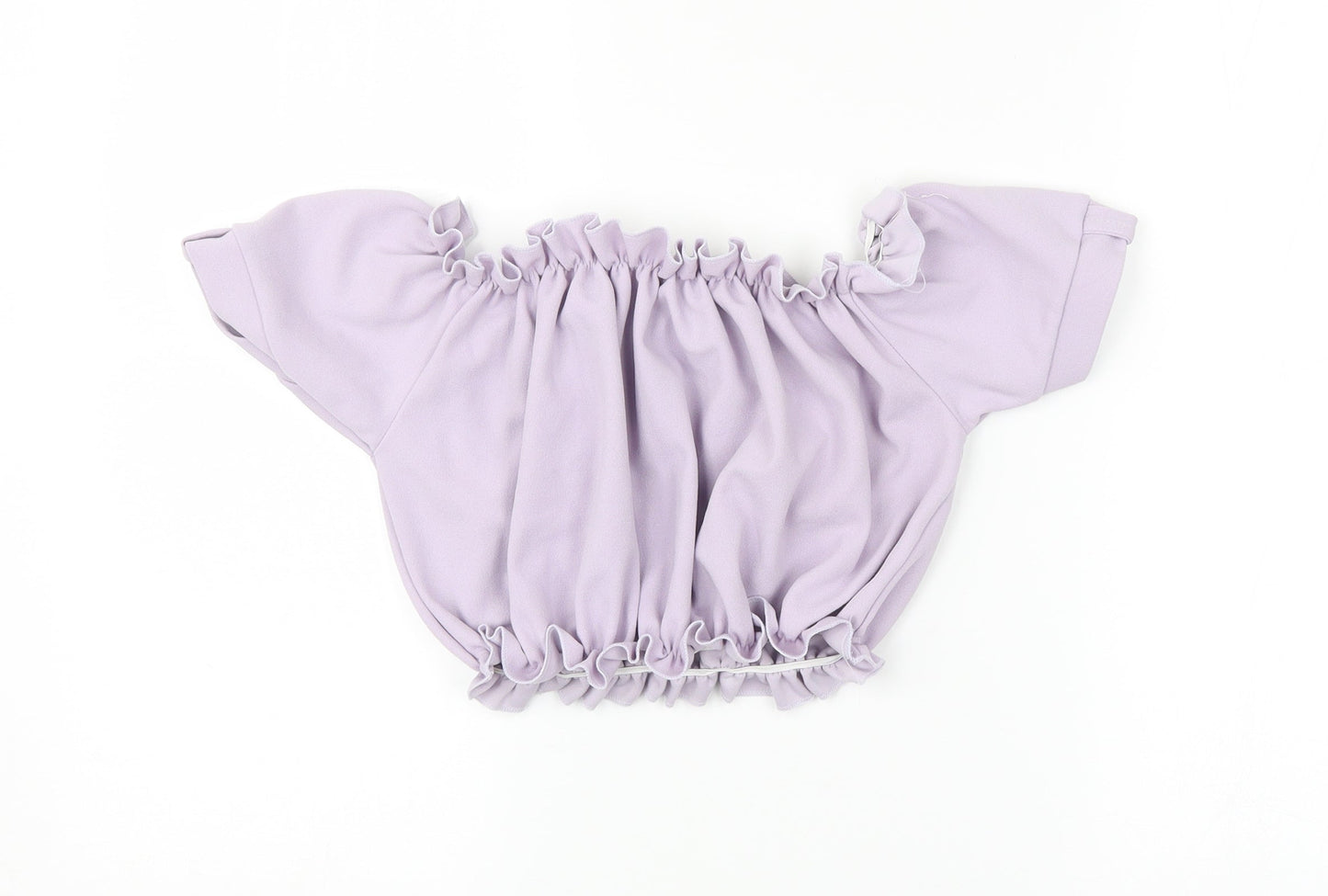 New Look Womens Purple   Cropped Blouse Size 8