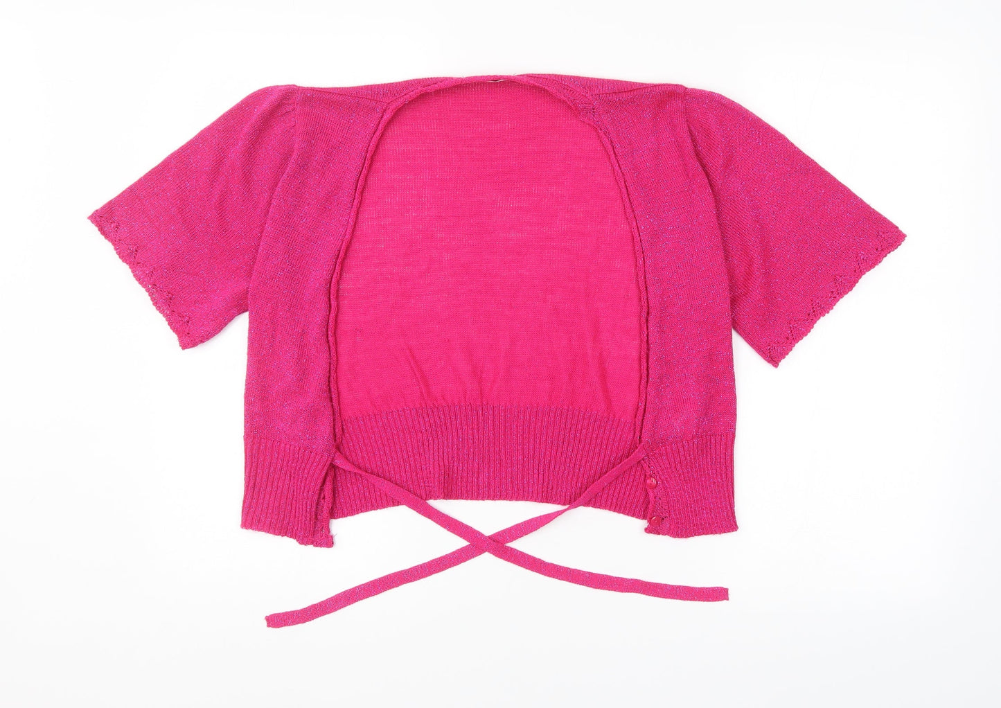 Essential Style Womens Pink   Cardigan Jumper Size 16