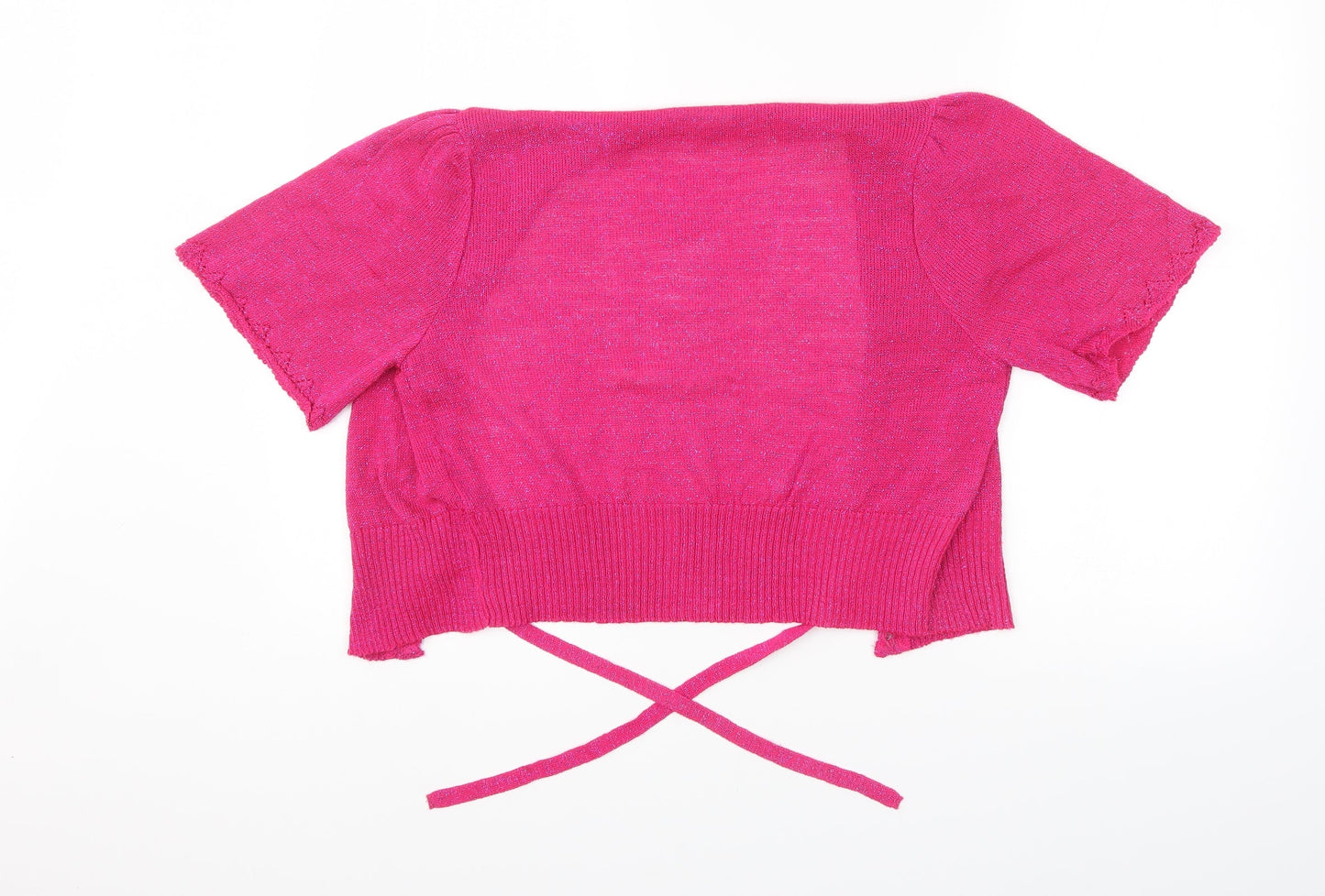 Essential Style Womens Pink   Cardigan Jumper Size 16