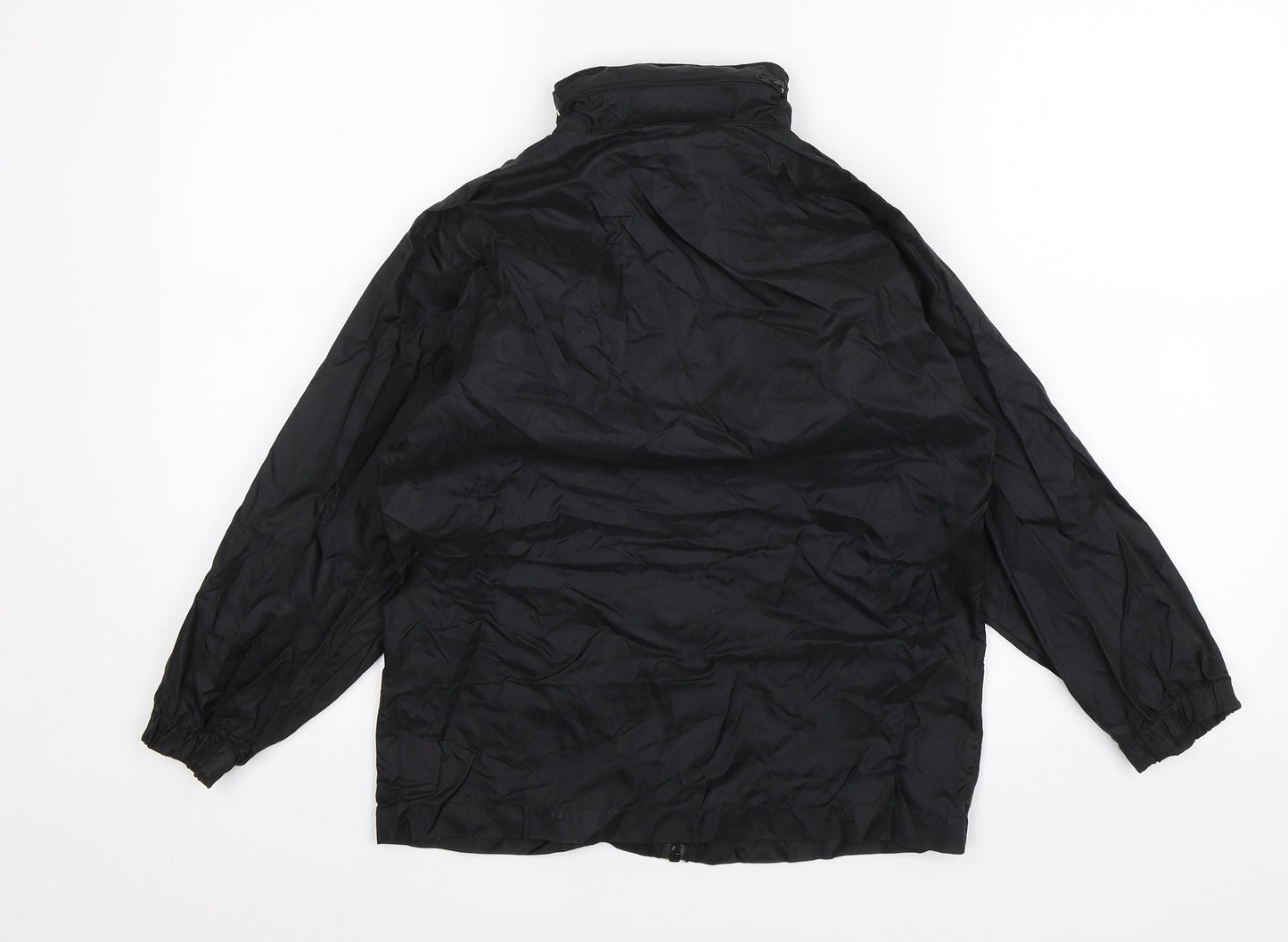 Donnay Boys Black   Rain Coat Jacket Size 5-6 Years