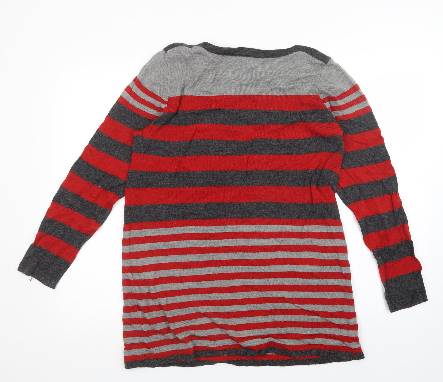mimosa Womens Multicoloured Striped  Pullover Jumper Size L