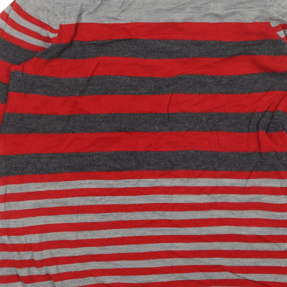 mimosa Womens Multicoloured Striped  Pullover Jumper Size L