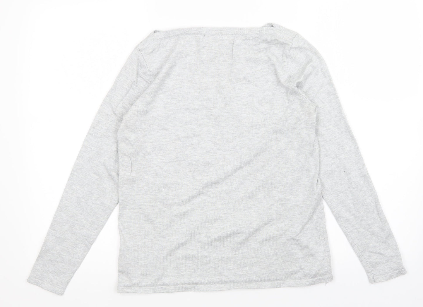 M&Co Womens Grey   Pullover Jumper Size 12