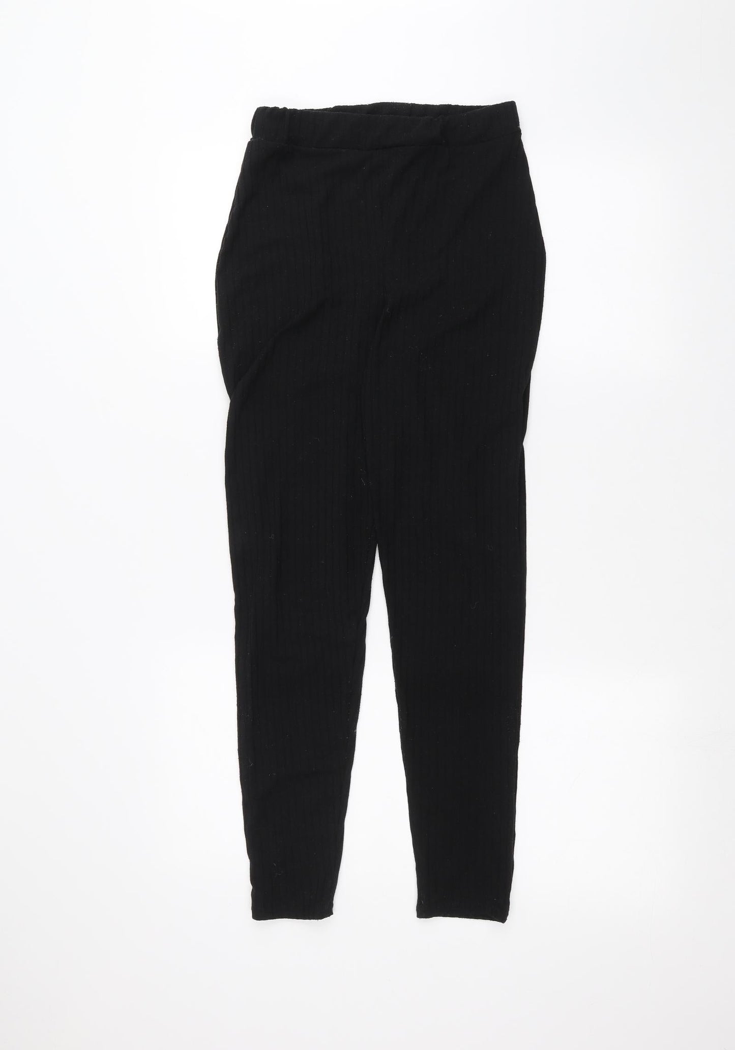 Boohoo Womens Black   Trousers  Size 10 L25 in