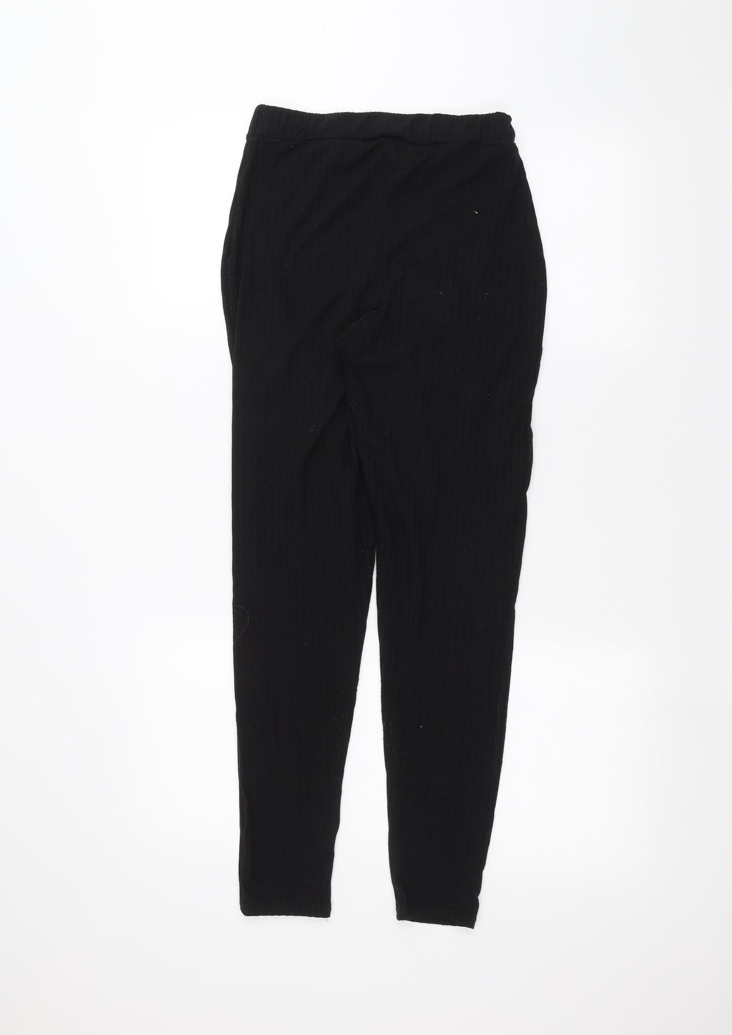 Boohoo Womens Black   Trousers  Size 10 L25 in