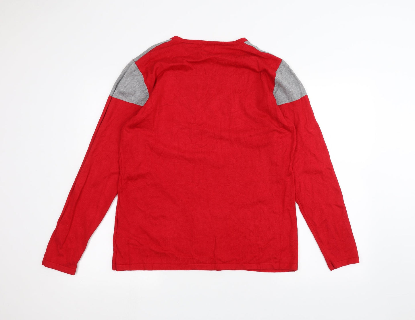 Dixie Womens Red   Pullover Jumper Size XL