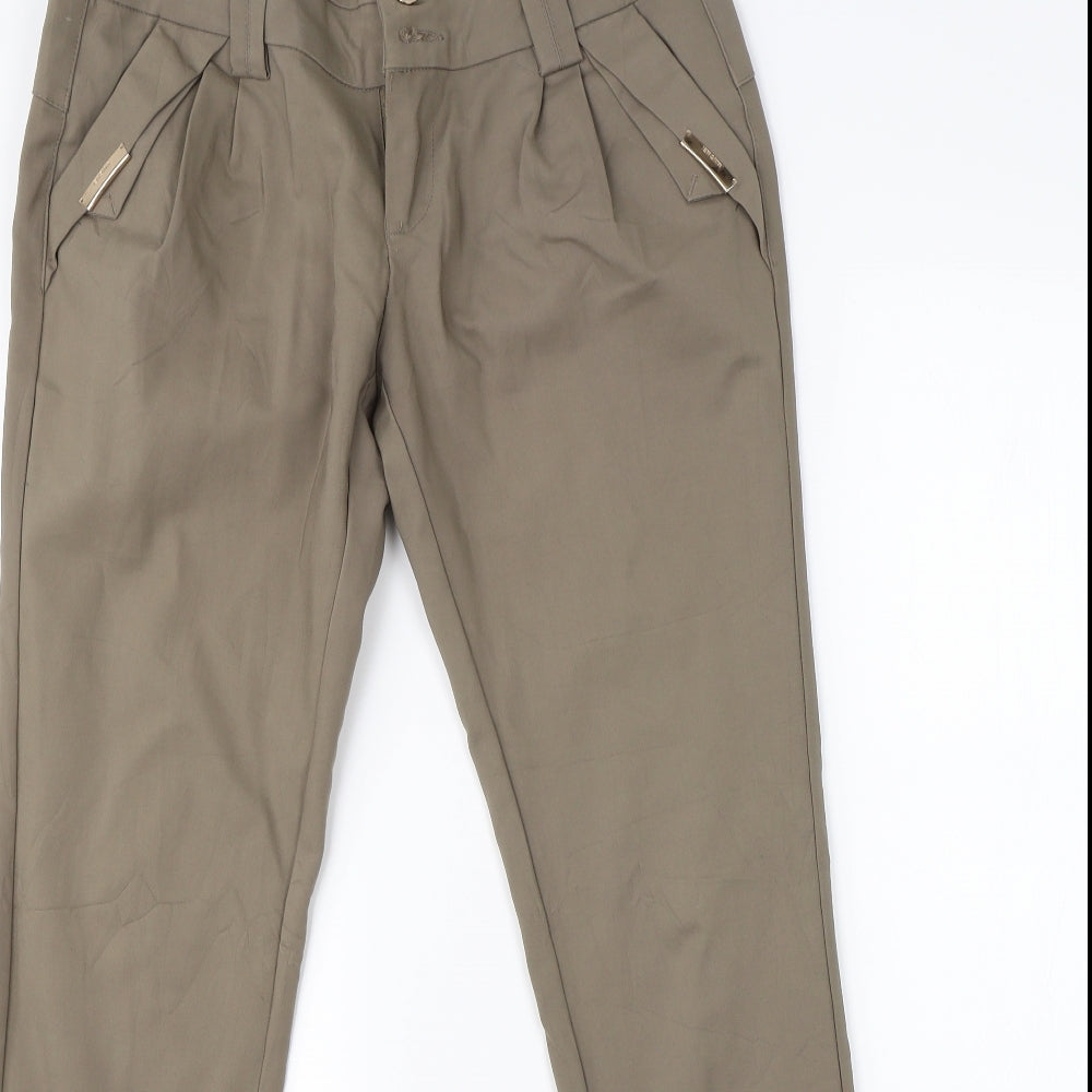 Preworn Womens Green   Dress Pants Trousers Size XL L30 in