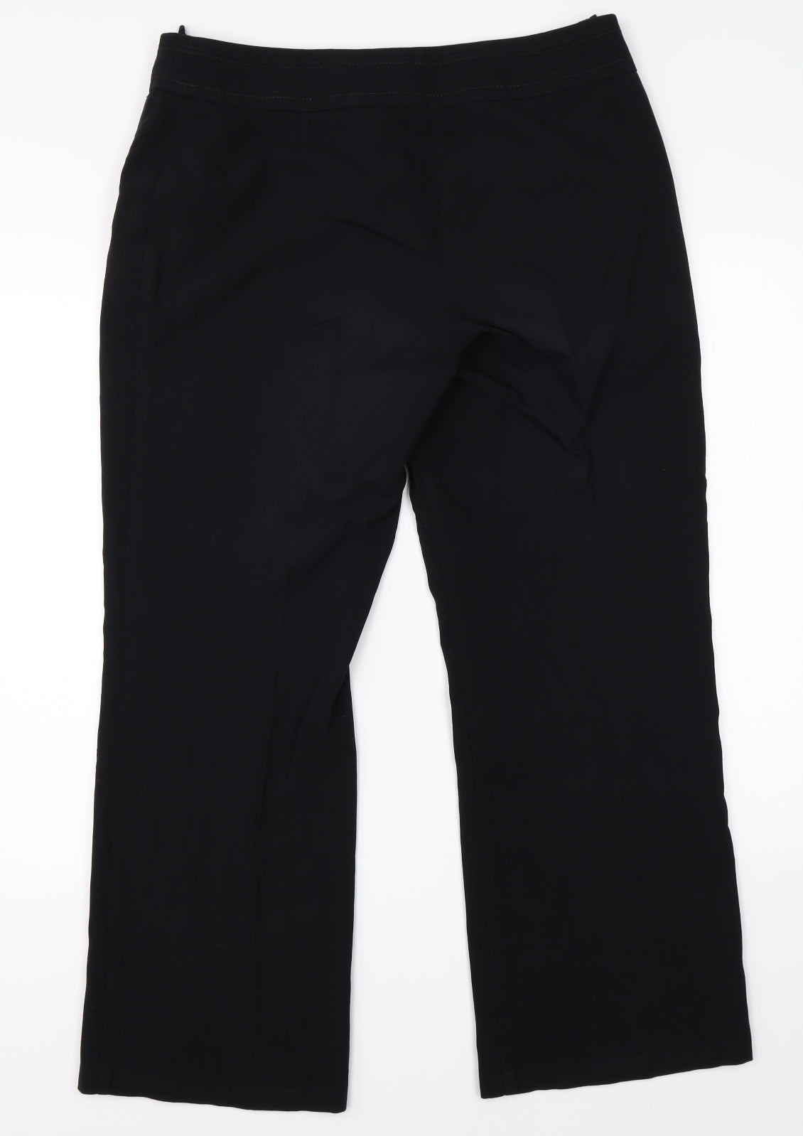 M&S Womens Black   Dress Pants Trousers Size 14 L26 in