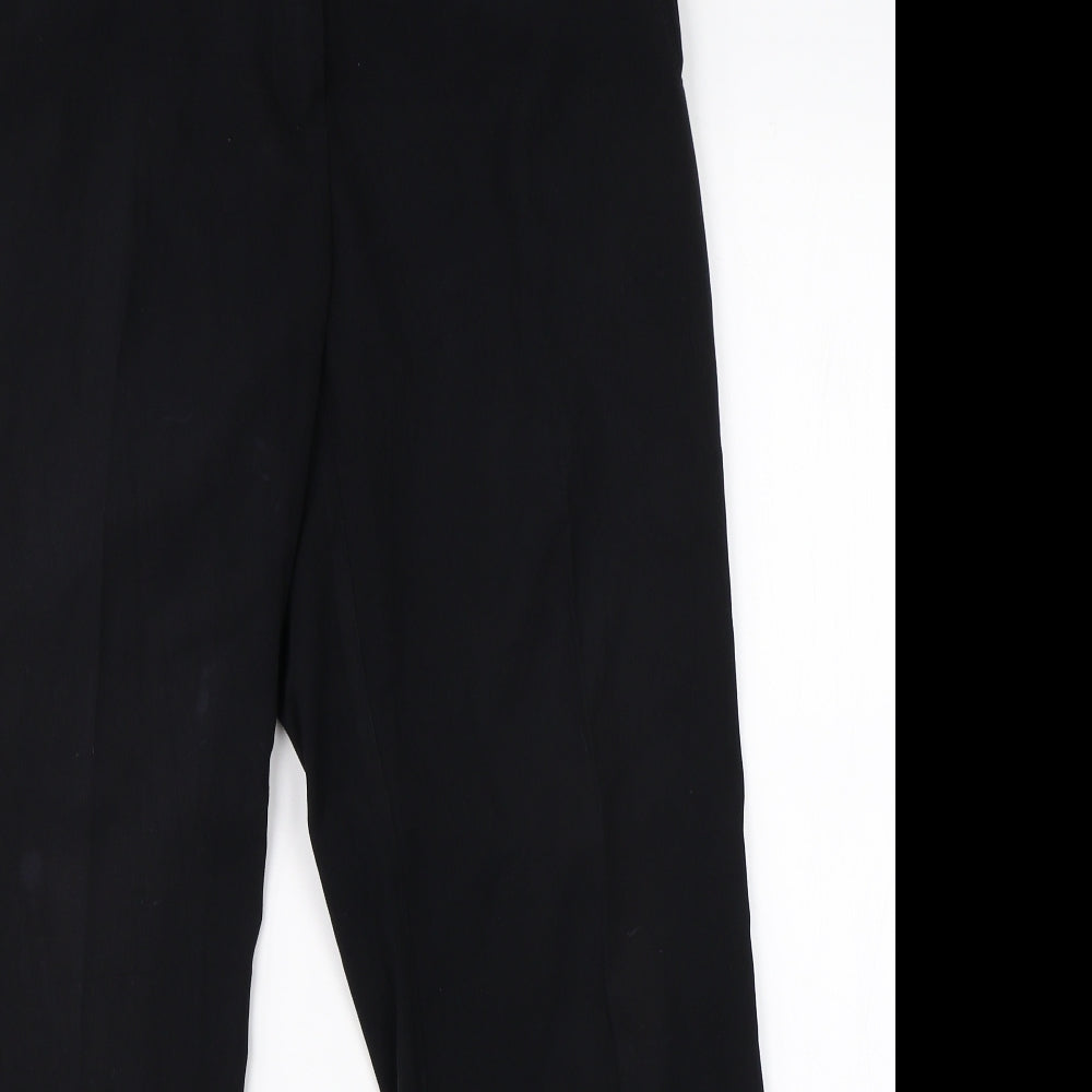 M&S Womens Black   Dress Pants Trousers Size 14 L26 in