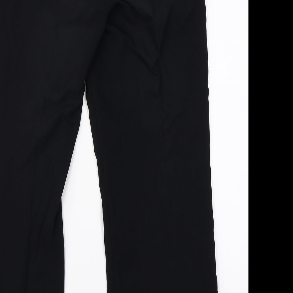 M&S Womens Black   Dress Pants Trousers Size 14 L26 in
