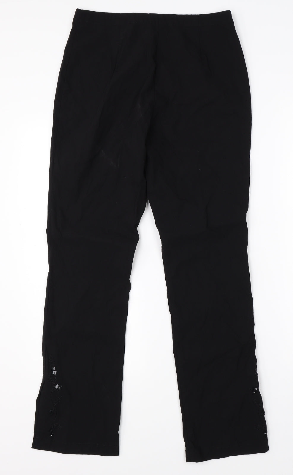 Casual Club Womens Black   Dress Pants Trousers Size 12 L28 in