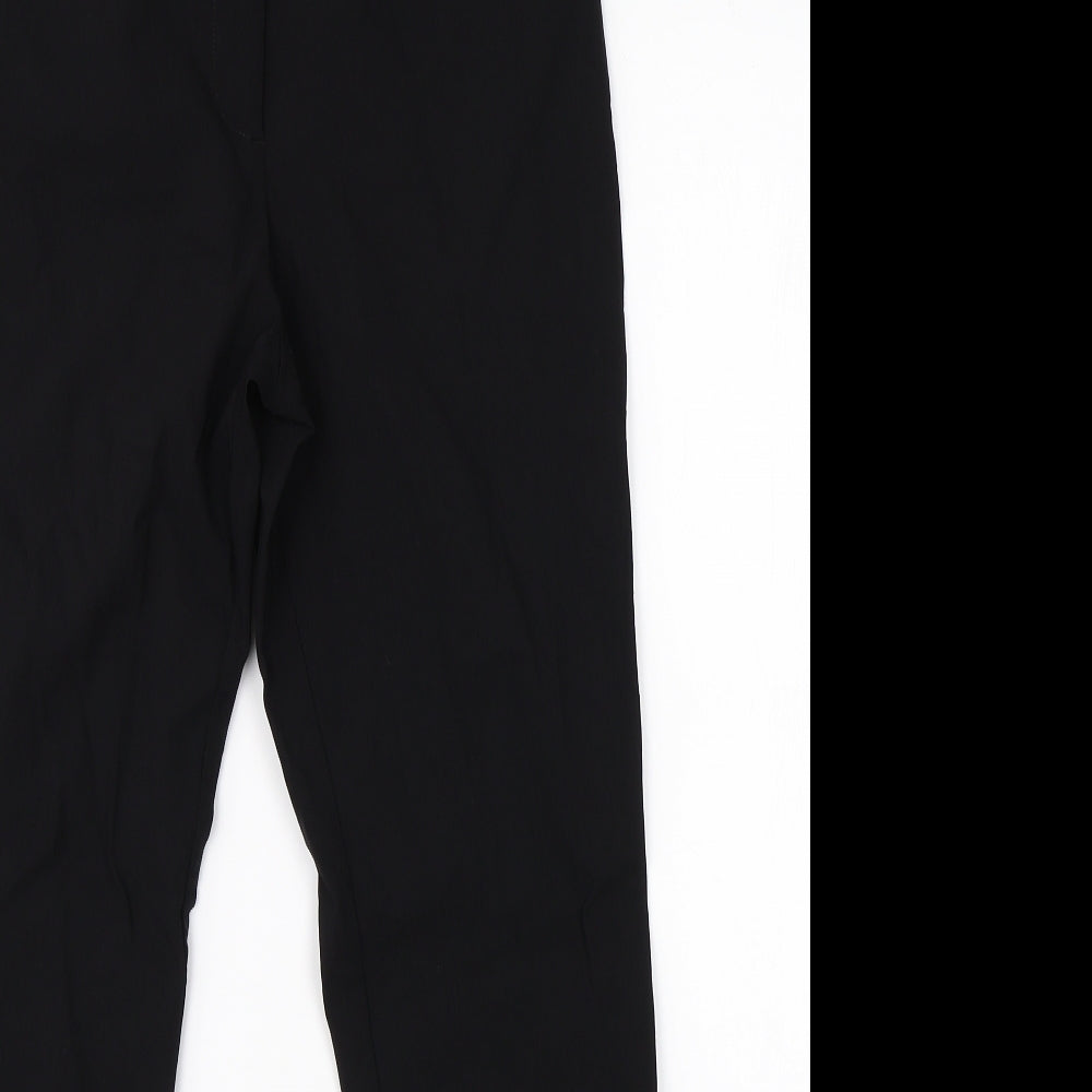Casual Club Womens Black   Dress Pants Trousers Size 12 L28 in