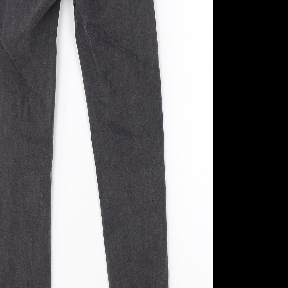 Denim Co Womens Black  Denim Skinny Jeans Size 8 L25 in