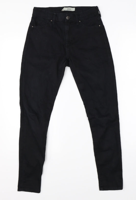 Topshop Womens Black  Denim Skinny Jeans Size 26 in L30 in