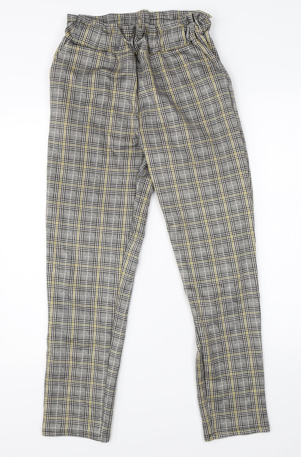 Cameo Rose Womens Beige Check  Dress Pants Trousers Size S L25 in