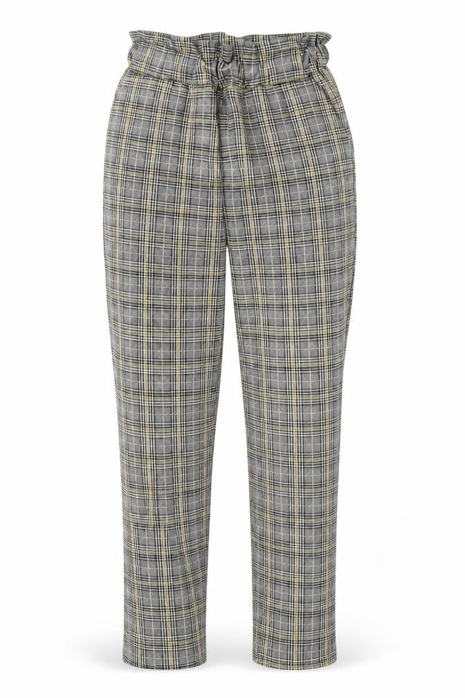 Cameo Rose Womens Beige Check Dress Pants Trousers Size S L25 in