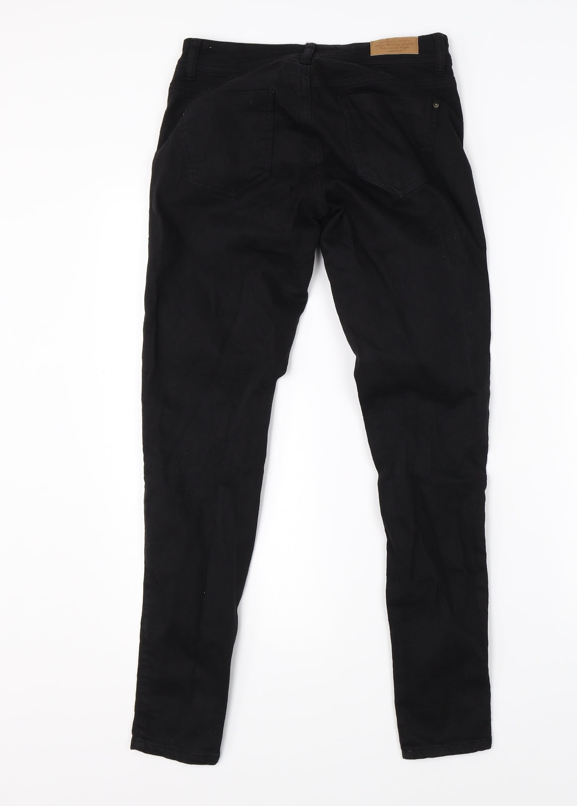 Bershka Womens Black  Denim Skinny Jeans Size 6 L26 in