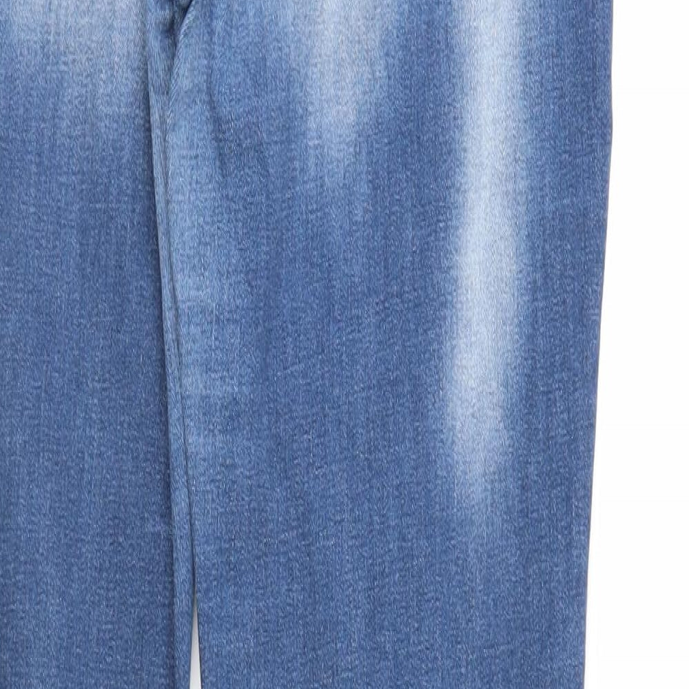 Spirit Womens Blue  Denim Straight Jeans Size 32 in L31 in
