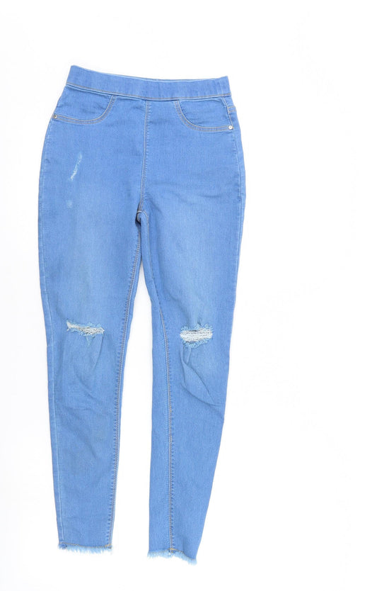 candy culture Girls Blue  Denim Jegging Jeans Size 12 Years - distressed