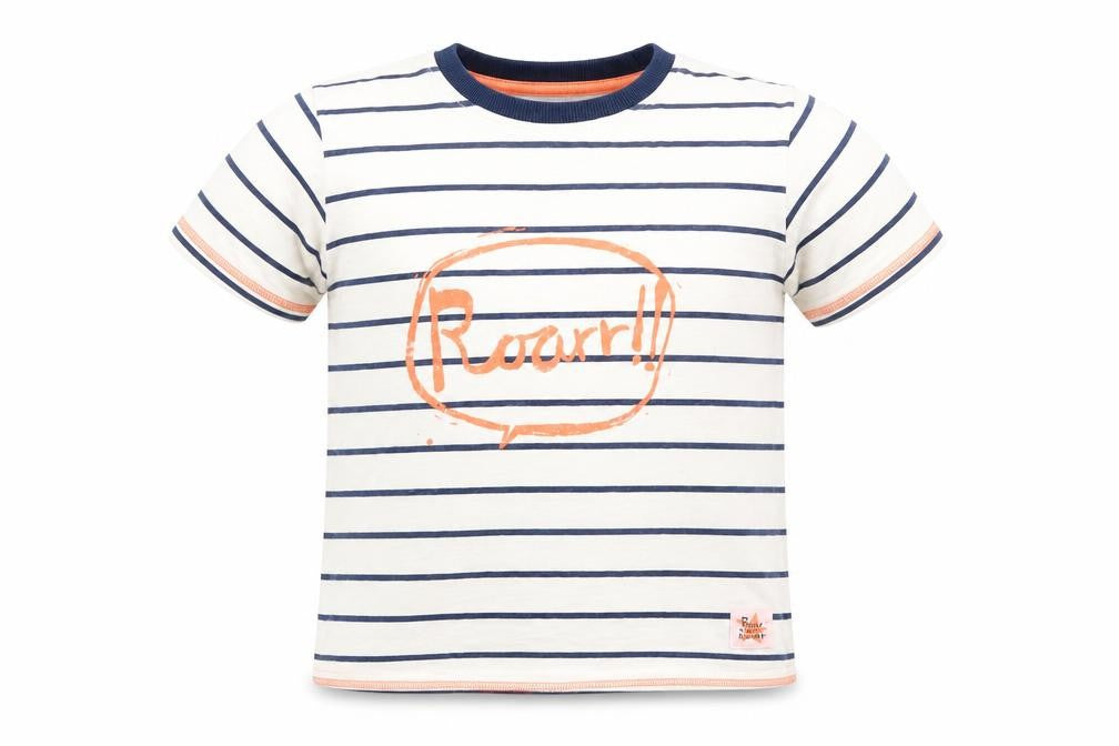 JimJams Boys Multicoloured Striped  Basic T-Shirt Size 7-8 Years