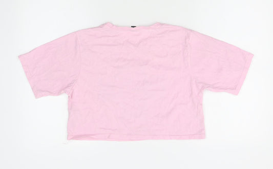 Preworn Womens Pink   Basic T-Shirt Size M  - stranger things