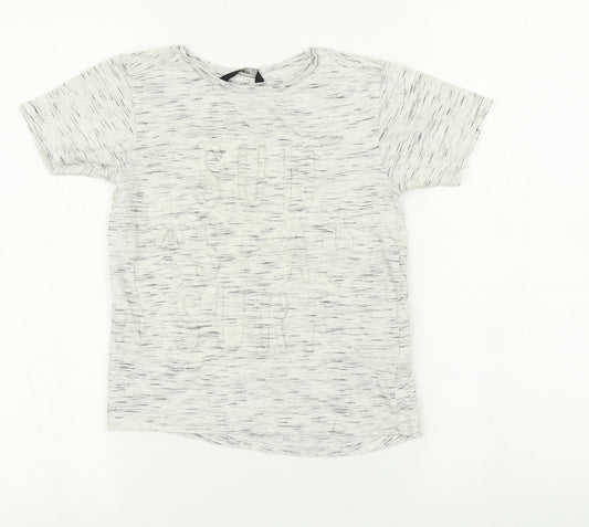 George Boys Grey   Basic T-Shirt Size 5-6 Years