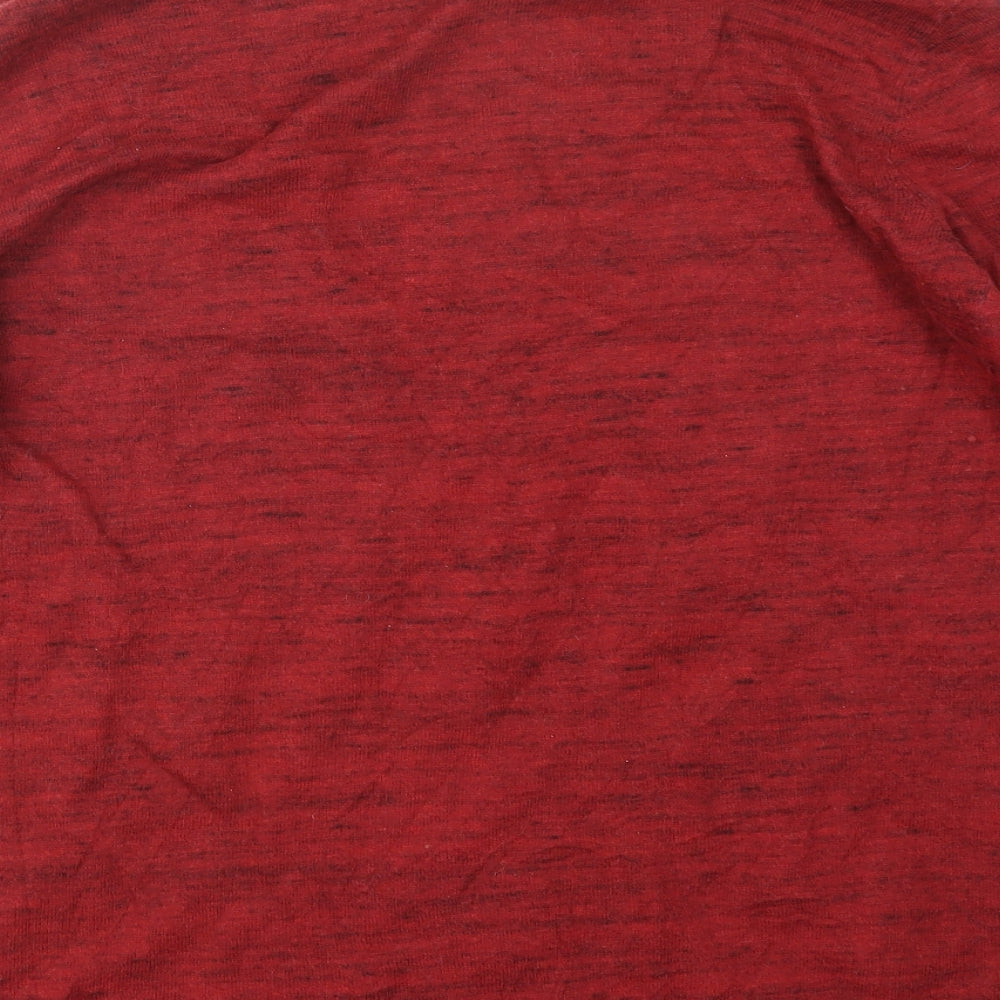 Dressmann.com Mens Red  Knit Pullover Jumper Size L