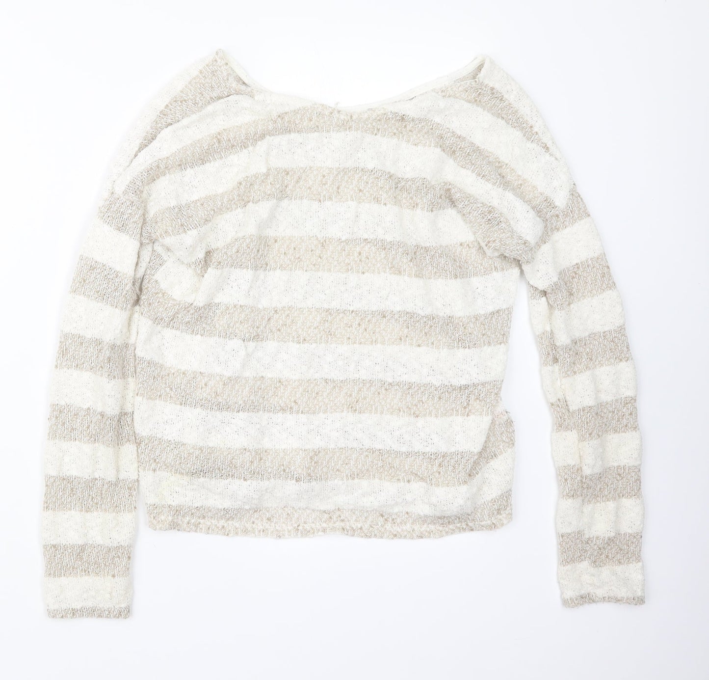 Atmosphere Womens Beige  Knit Pullover Jumper Size 12